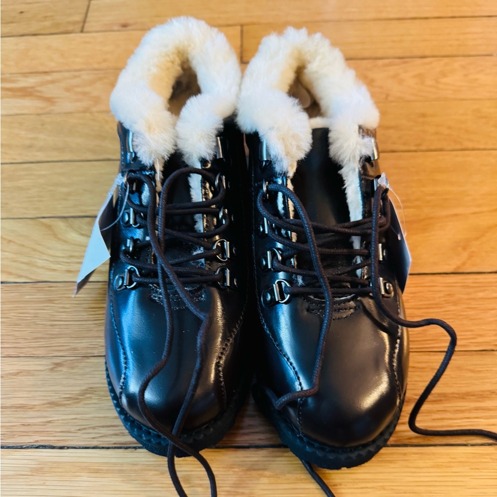 J. Crew Nordic Ankle Boots in Patent Leather Women’s Size 7, NWT